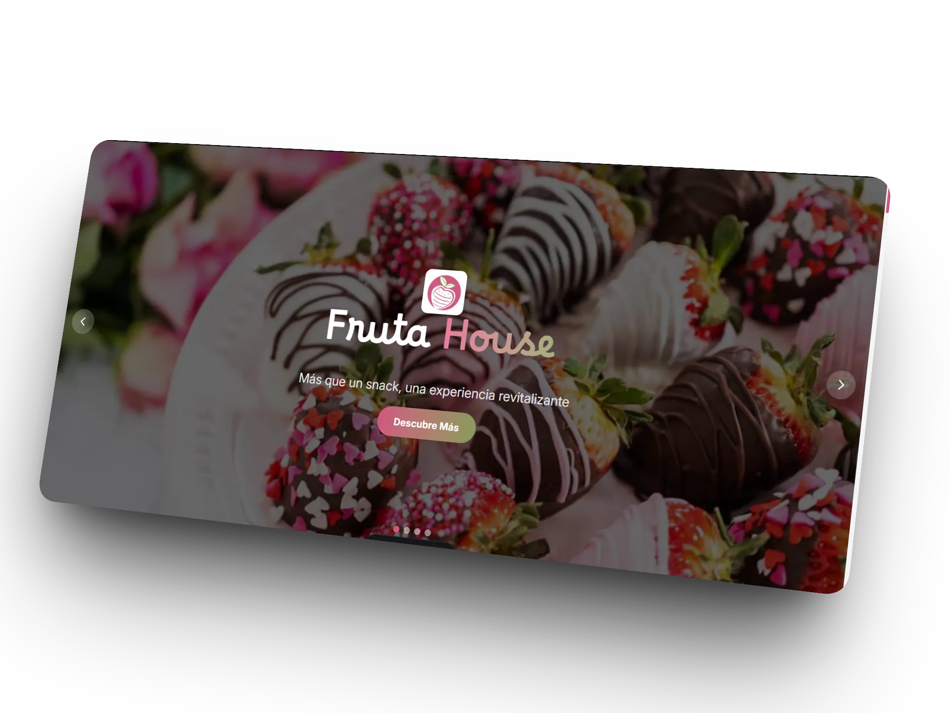 Vista del proyecto Fruta House